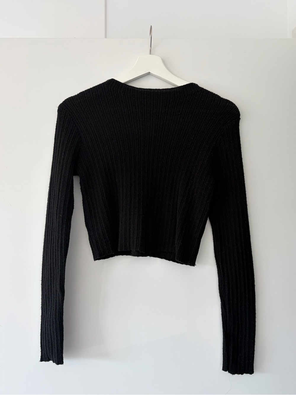 Zara longsleeve knit crop top